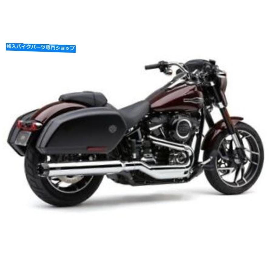 クロームパーツ カーリーソフトスポーツグライド - Chrome - 6521 Cobra Neighbor Hater Slip-On for Harley Softail Sport Glide - Chrome - 6521