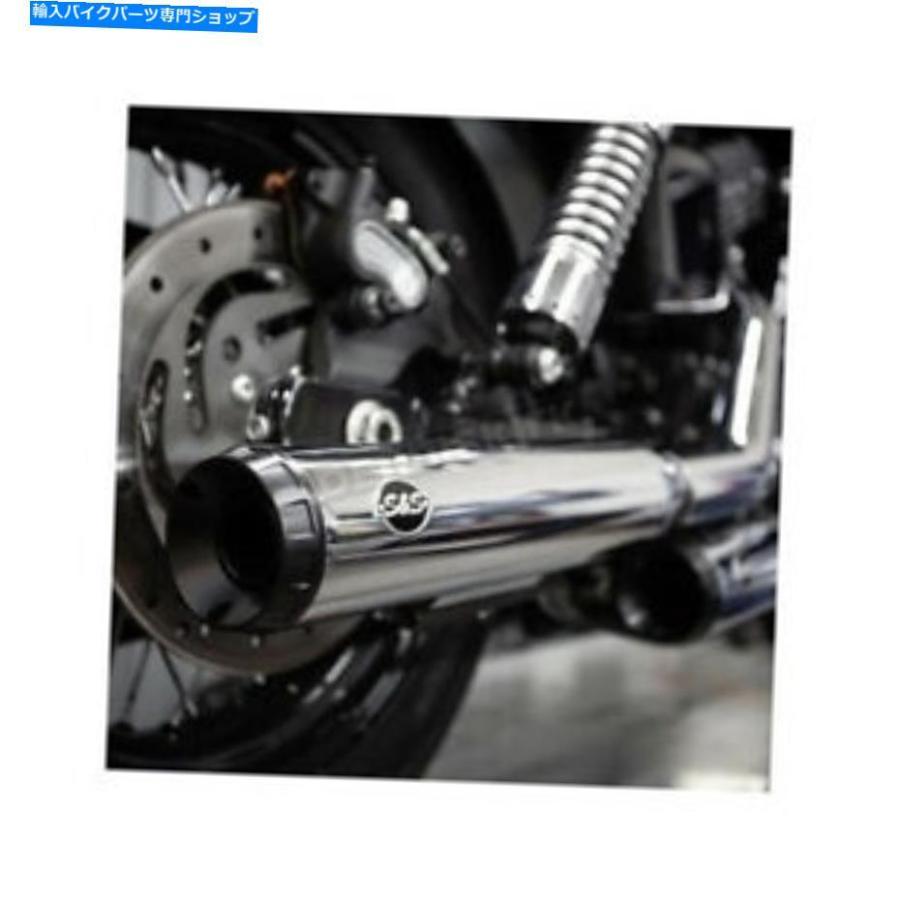 クロームパーツ S＆Sサイクルクロームグランドナショナルスリップオンマフラー - 550-0719 S\u0026S Cycle Chrome Grand National Slip-On Mufflers - 550-