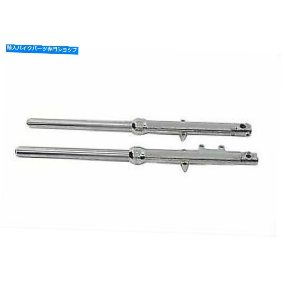 クロームパーツ V-Twinによるハーレーダビッドソンのための39mmフォークチューブアセンブリ 39mm Fork Tube Assembly for Harley Davidson by V-Twin