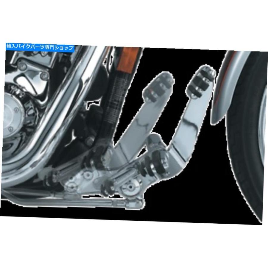 クローム部分品 クレアキンクローム3 \"1991年から2017年の取りひろげるフォワード抑えつけるFXD 9064 Kuryakyn Chrome 3\"" Extended Forward Controls for 19" 車、バイク、自転車-その他フレーム関連用品-バイク