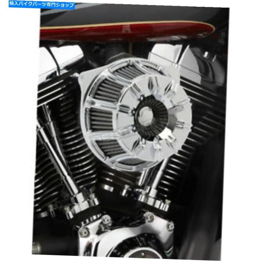 クロームパーツ Arlen Ness Chrome逆シリーズ10ゲージエアクリーナーキット - 18-940 Arlen Ness Chrome Inverted Series 10-Gauge Air Cleaner Kit -