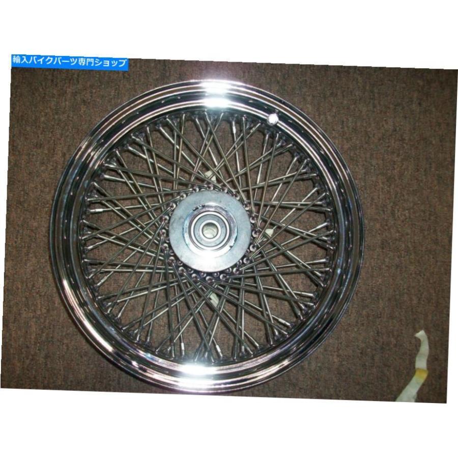 クローム部分品 デオキシリボ核酸クローム後押し16x3.5 80輻車輪00 - 01ハーレーダビッドソンツーリングモデル デオキシリボ核酸 Chrome Rear 16x3.5 80 Spoke Wheel 00 フレーム-その他フレーム関連用品-車、バイク、自転車