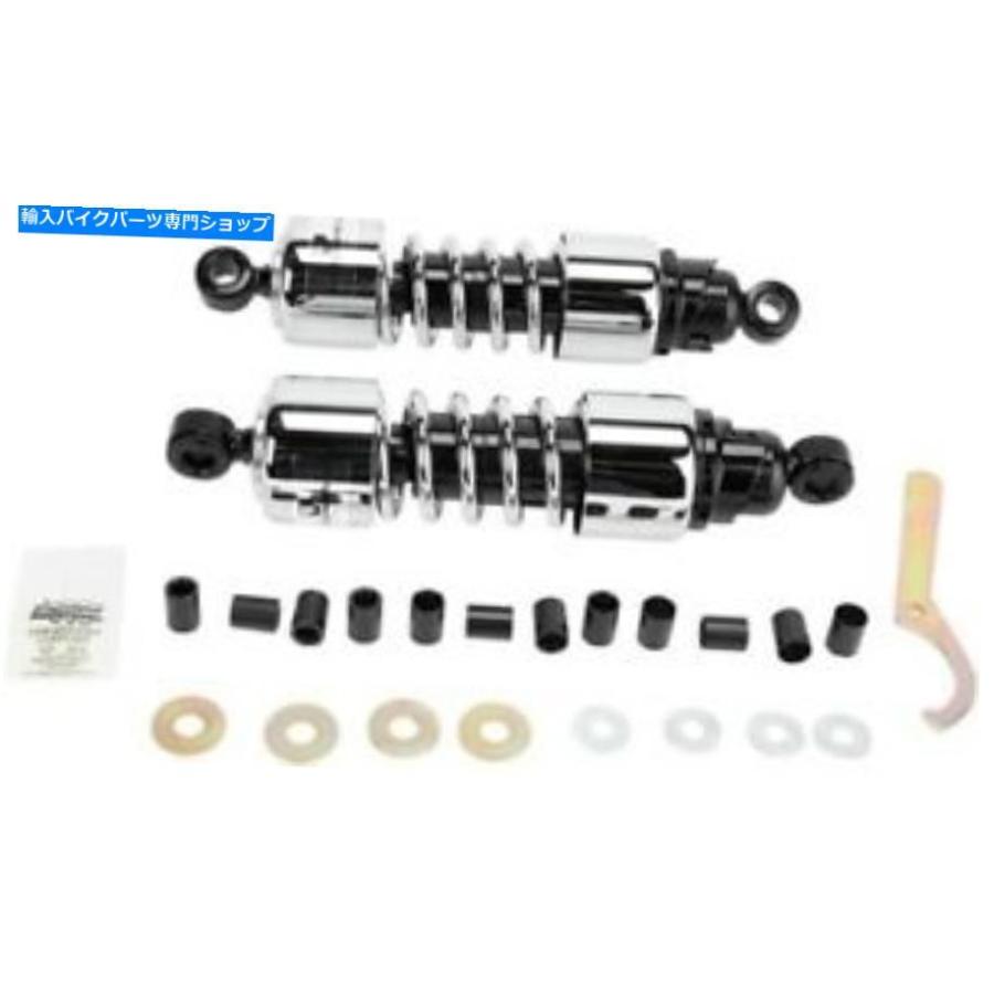 クロームパーツ プログレッシブサスペンション412シリーズスタンダードリアショック11.5クロム412-4201C Progressive Suspension 412 Series Standard