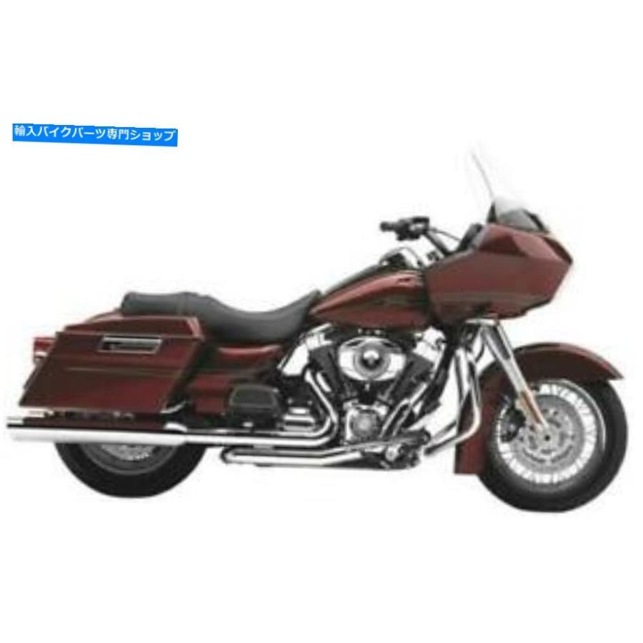 クロームパーツ COBRA Chrome True Dual PowerPortヘッドパイプ - ハーレーツーリング17-20のための6257 Cobra Chrome True Dual Powerport Headpipes