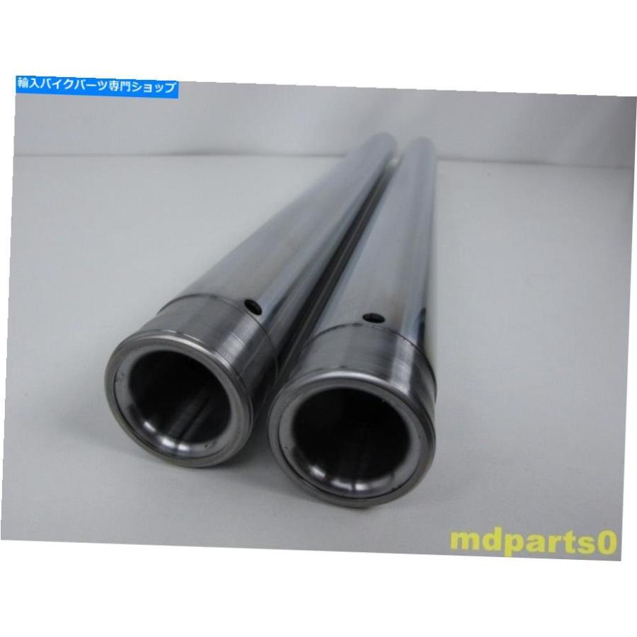 クロームパーツ スズキSV 650 2003-13新しい41mm x 588mmのフロントフォークチューブの支柱の足のペア Suzuki SV 650 2003-13 NEW 41mm X 588mm Pairの画像