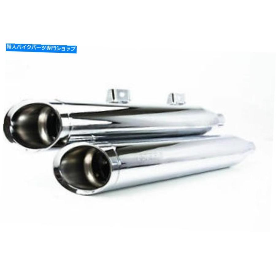 クロームパーツ 10-14 VT1300R / S / T / X COBRA 3 \"クロムスリップオンマフラー1133 10-14 VT1300R/S/T/X Cobra 3\"" Chrome Slip-On Mufflers 1133"