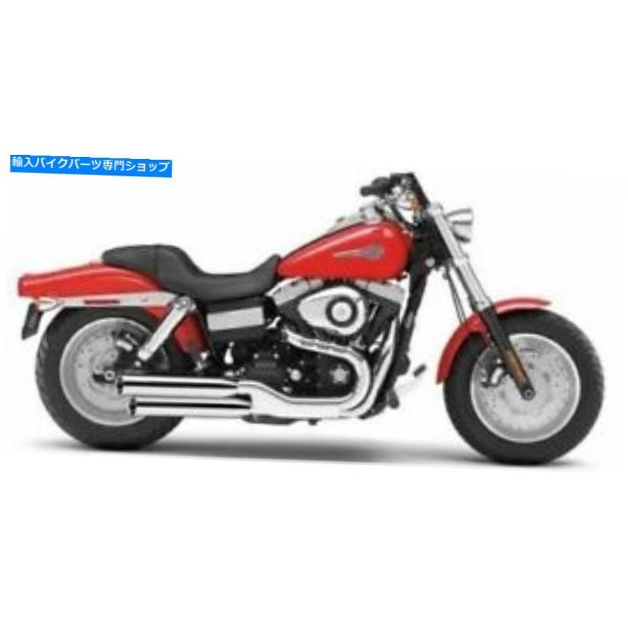 クロームパーツ COBRA 3 ITHINESHEARSOLOREDブラーモンFXDF 08-17 6006用 - オリジナルのタイトルを表示 Cobra 3 インチ排気デュアルクロームマフラー