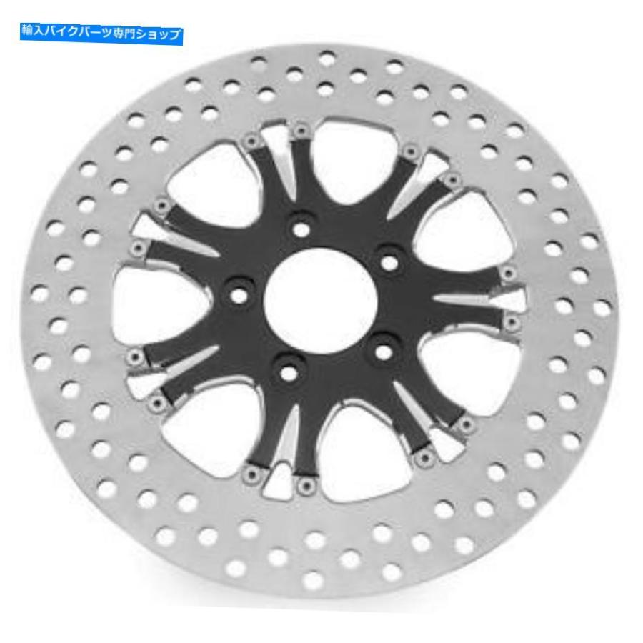 クロームパーツ パフォーマンス機械ヘザーローターブラック/クロム0133-1522HEAS-BMP PERFORMANCE MACHINE HEATHEN ROTORS BLACK/CHROME 0133-1522HEA