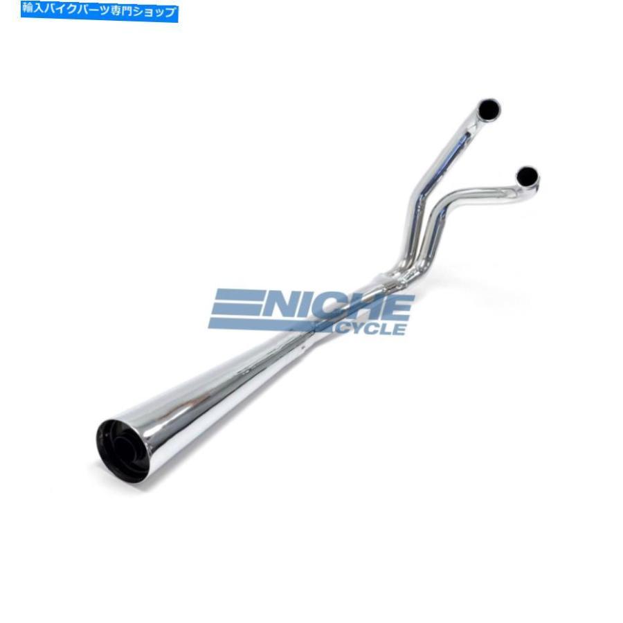 クロームパーツ ヤマハXJ / XS 400 SECA / MAXIM 2-IN-1クロムメガホン排気システム Yamaha XJ/XS 400 Seca/Maxim 2-Into-1 Chrome Megaphone Exhaust