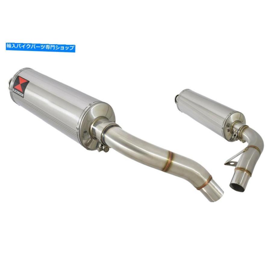 クロームパーツ ST1100 ST 1100パンヨーロッパの排気ステンレスサイレンサーマフラーオーバル400SS ST1100 ST 1100 Pan European Exhaust Stainless Sの画像