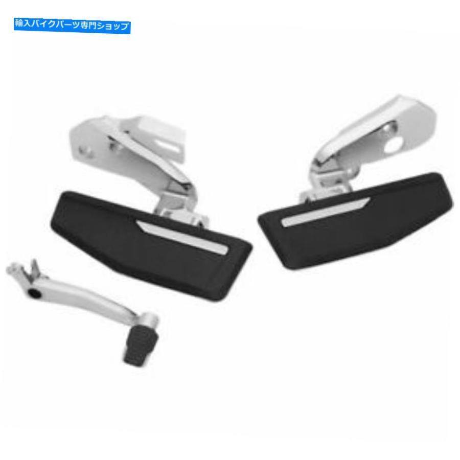 クロームパーツ KCRYAKYN OMNIドライバーフロアボードキットDCT 3284 Kuryakyn Omni Driver Floorboard Kit For Gold Wing with DCT 3284