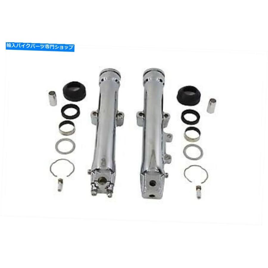 クロームパーツ 41mmフォークスライダーTC DYNAワイドグライドソフト化FXST FXDWG 2000-2006クロム 41MM FORK SLIDERS TC DYNA WIDE GLIDE SOFTAIL FXの画像