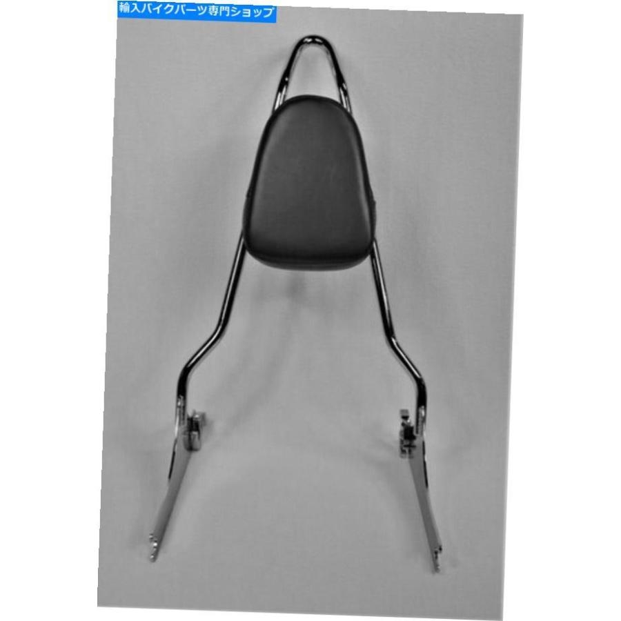クロームパーツ Chrome 2006-2017 PAD-18とDYNAクイックリリースSissy Bar \" CHROME 2006-2017 Dyna Quick Release Sissy Bar WITH PAD-18\"の画像
