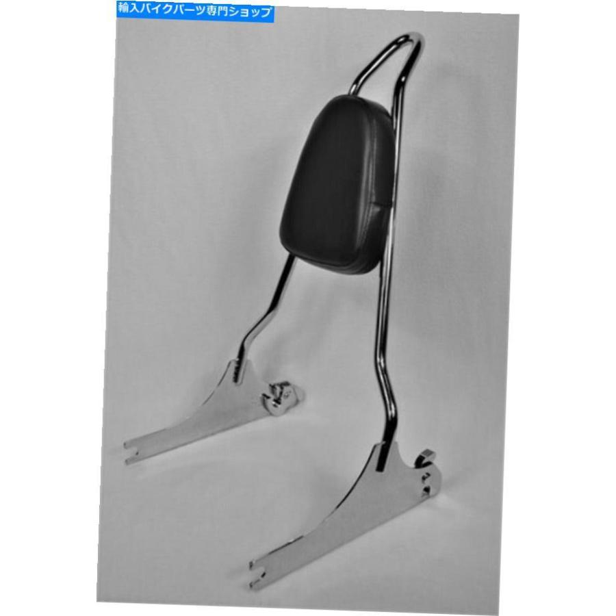 クロームパーツ Chrome 2006-2017 PAD-18とDYNAクイックリリースSissy Bar \" CHROME 2006-2017 Dyna Quick Release Sissy Bar WITH PAD-18\"の画像