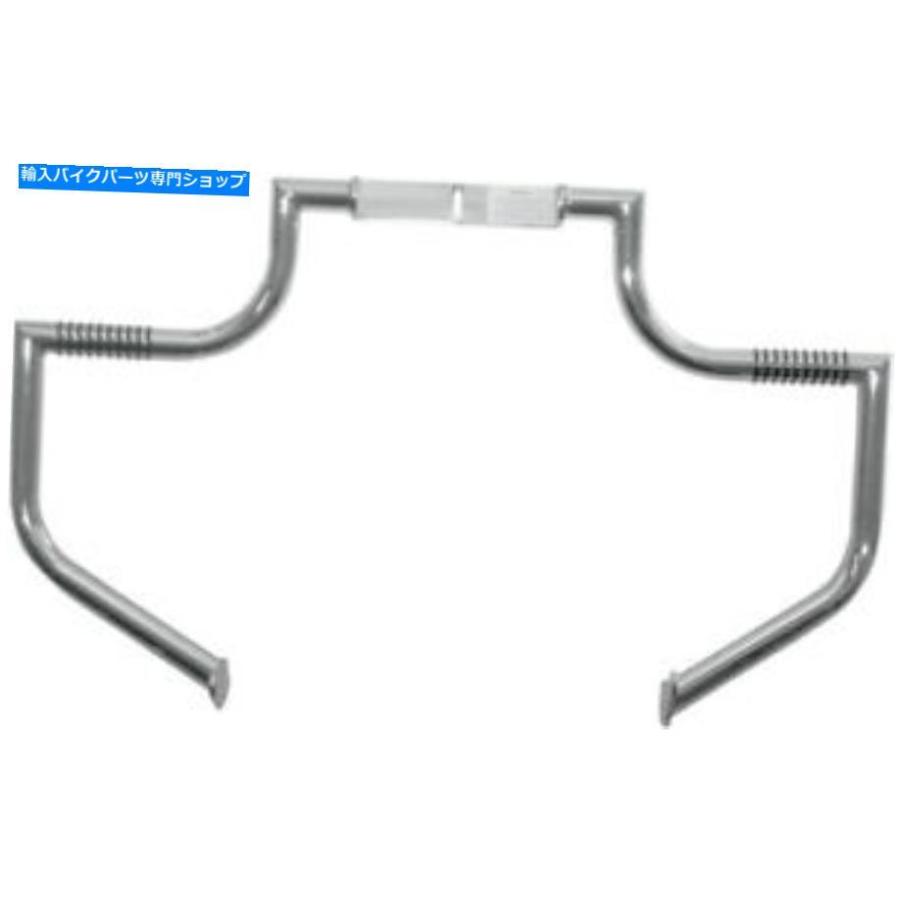 クロームパーツ Lindby 908-1 Chrome Linbarフロントハイウェイバー、ホンダVT1100 Spirit、Saber Lindby 908-1 Chrome Linbar Front Highway Bar, Ho