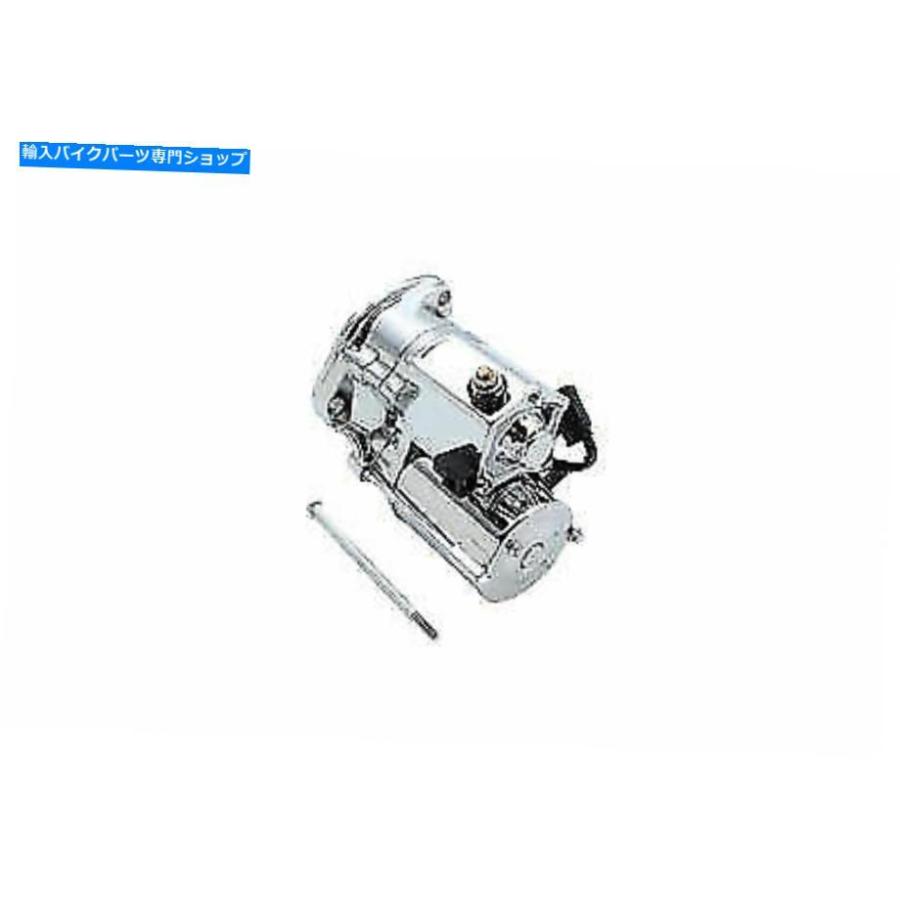 クロームパーツ V-Twinによるハーレーダビッドソンのためのボルトテックスターターモーター1.7KWクロム Volt Tech Starter Motor 1.7kW Chrome for Haの画像