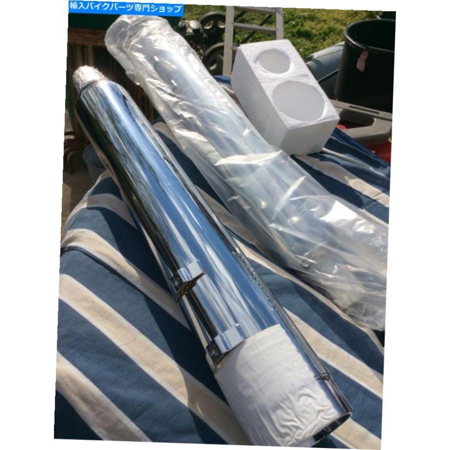 クロームパーツ Kerker 140-78226スタウト4 \"スリップオンと真のデュアル排気システムW Chrome Finish Kerker 140-78226 Stout 4” Slip On and True"