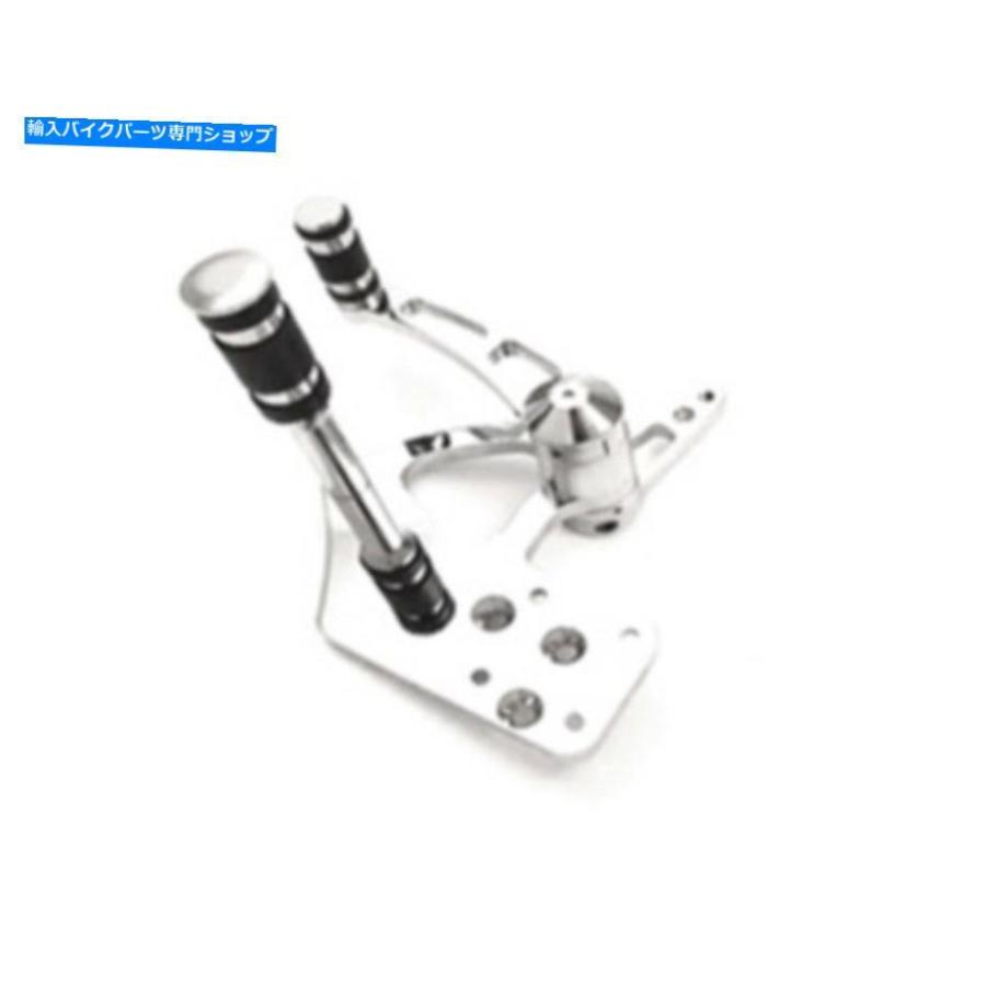 クロームパーツ EXT 3 \"クロムフォワードコントロール5/8ボアハーレーソフト1990-1999 Fatboy Fat Boy EXT 3\" Chrome Forward Controls 5/8 Bore Harlの画像