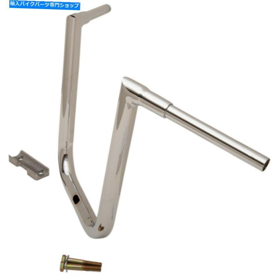 クロームパーツ La Choppers Chrome 16 \"FLTR用Grande Twin PeaksハンドルバーLA-7313-66 LA Choppers Chrome 16\" Grande Twin Peaks Handlebar for Fの画像
