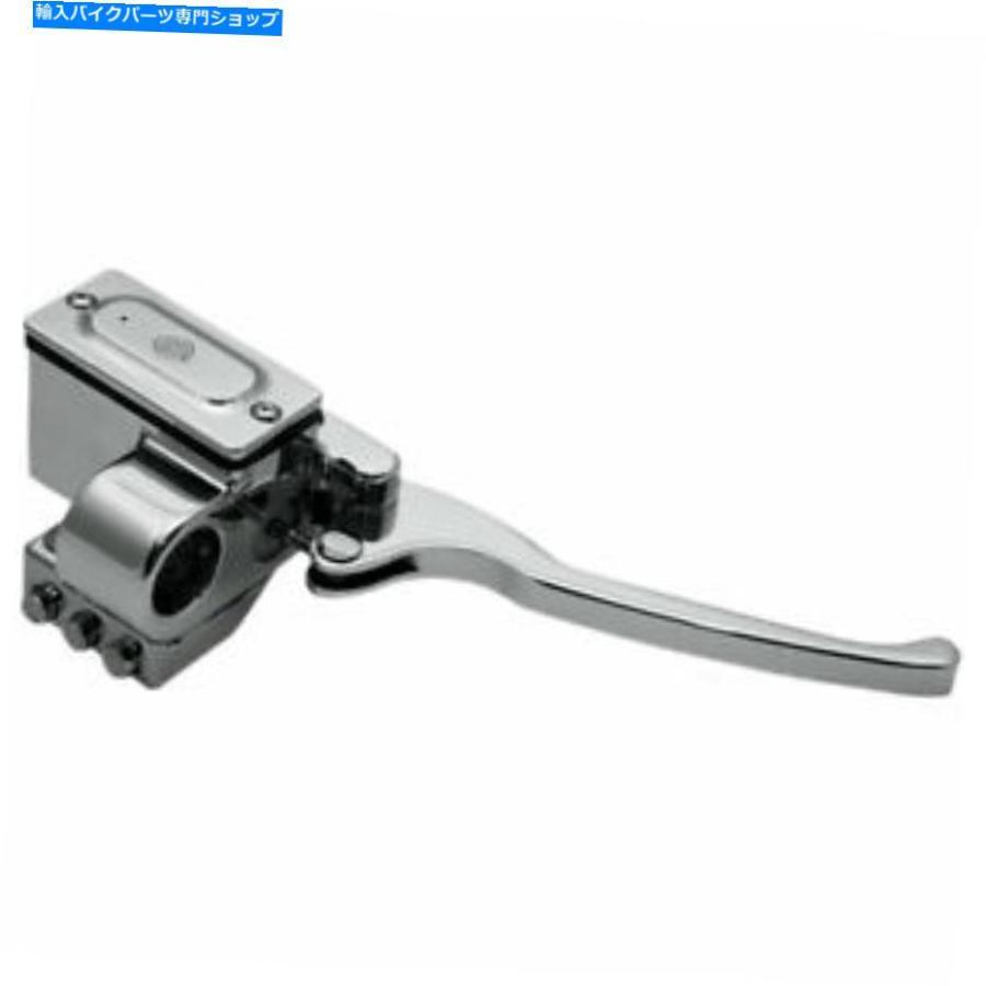 クロームパーツ GMAクロームブレーキマスターシリンダーアセンブリハンドコントロールW /スイッチハーレー GMA Chrome Brake Master Cylinder Assembl
