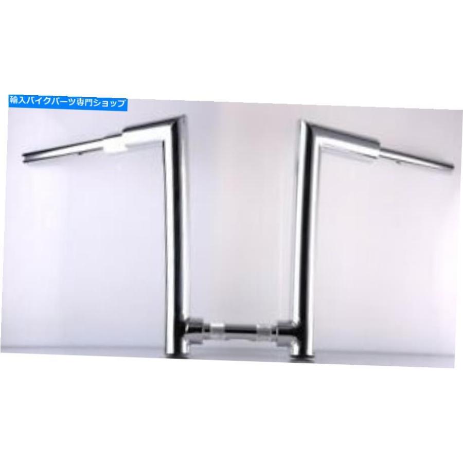 クロームパーツ ハーレー2 \"Hulkzハンドルバーズクロム12\""台頭用穴あけ新品 Harley 2\"" Hulkz Handlebars Chrome 12\"" Rise drilled for internal wirin"