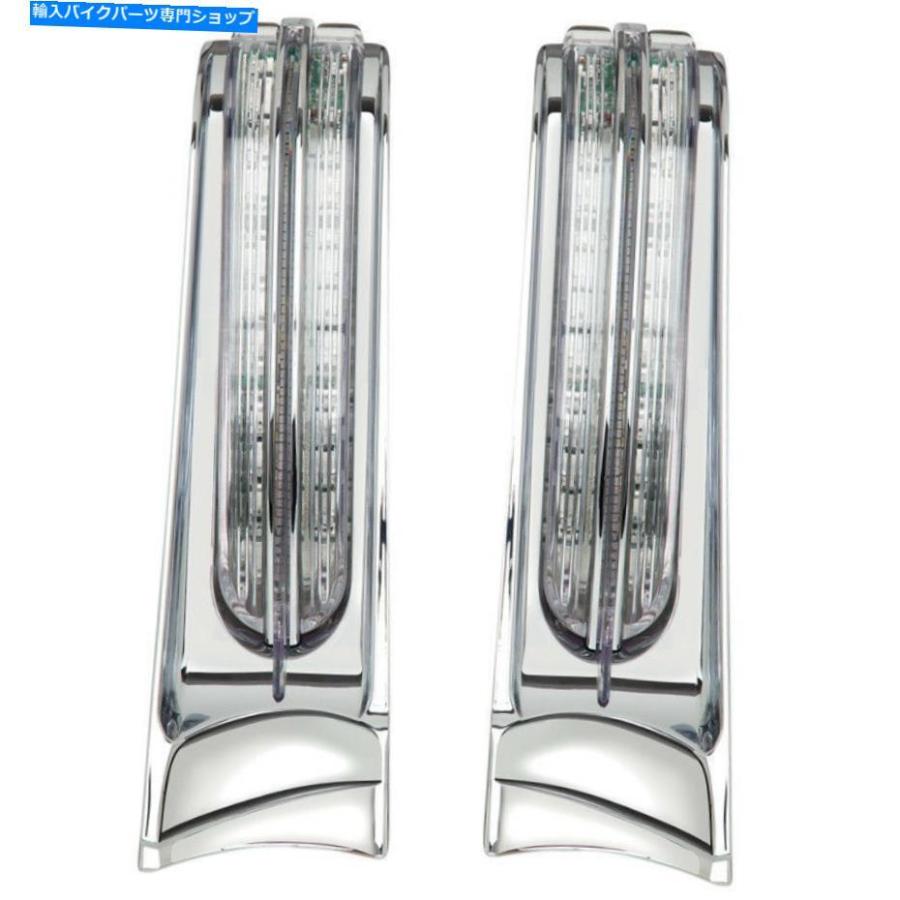 クローム部分品 Ciro Chrome Filler Panel Led Lights Pay Harley 2014 2015 2016 2017 2017 Flhツーリング Ciro Chrome Filler Panel LED Lights Pai 車、バイク、自転車-バイク