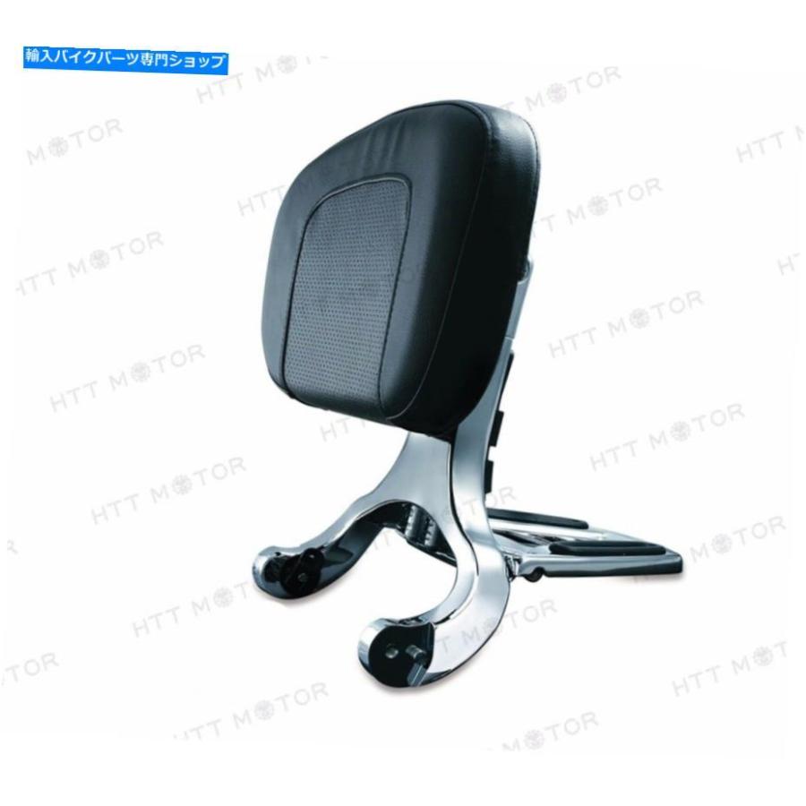 クロームパーツ Harley Touring Flh FLのためのクローム多目的運転手＆旅客バックレスト Chrome Multi Purpose Driver \u0026 Passenger Back Rest For HAR_2