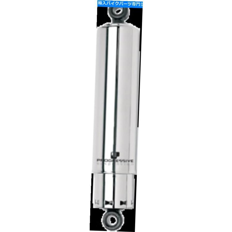 クロームパーツ プログレッシブ412シリーズショック（11 \" - クロム）412-4070C Progressive 412 Series Shocks (11\" - Chrome) 412-4070C