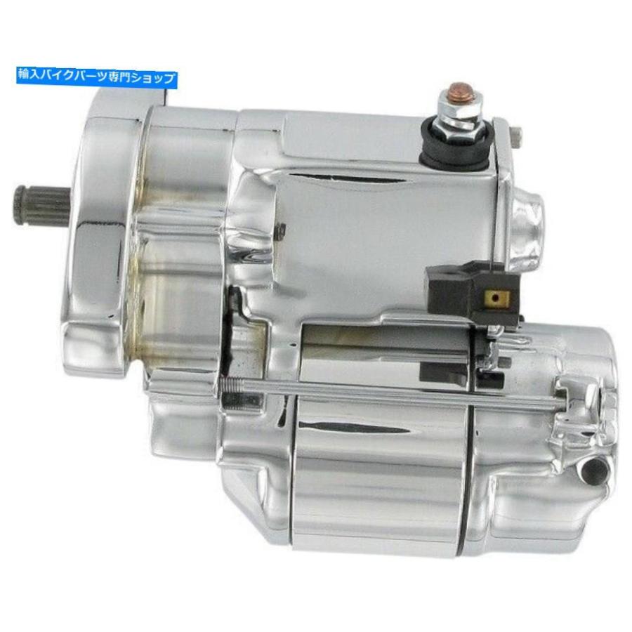 クロームパーツ Spyke 1.4 KWスタータークロー付き付き付きレ19 1989-1993 Big Twin 400215用 - オリジナルのタイトルを表示 Spyke 1.4 kW スターター