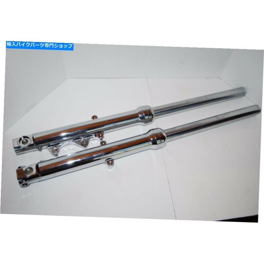 クロームパーツ クローム39mmフォークチューブアセンブリフロントエンドFXR FXR FXR FXR 1988-1999 Chrome 39mm Fork Tube Assemblies Front End for