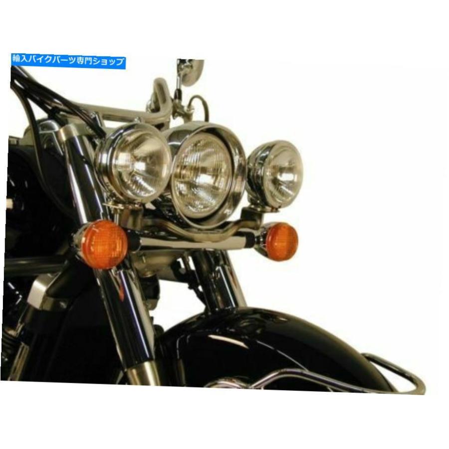 クロームパーツ ホンダVT750シャドウツインライトセット - HEPCO＆BECKER（2004-2007）によるクロム Honda VT750 Shadow Twinlight Set - Chrome BY H