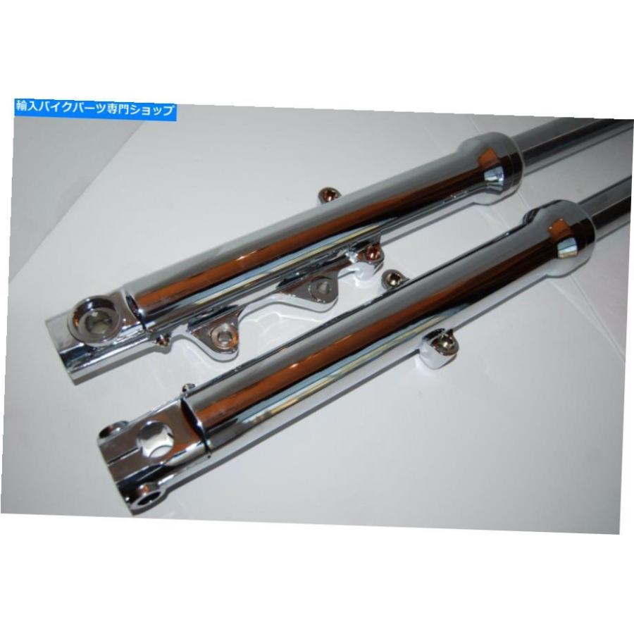 クロームパーツ クローム39mmフォークチューブアセンブリフロントエンドFXR FXR FXR FXR 1988-1999 Chrome 39mm Fork Tube Assemblies Front End for_1