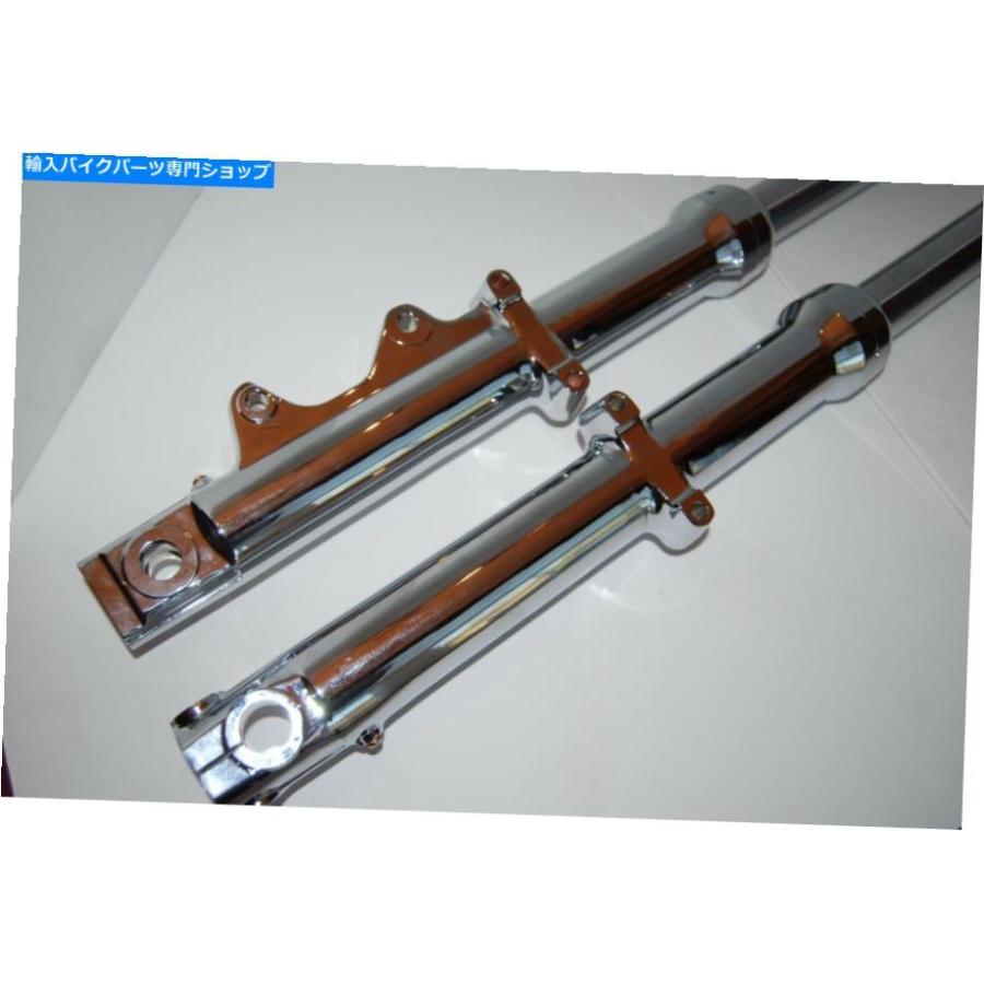 クロームパーツ クローム39mmフォークチューブアセンブリフロントエンドFXR FXR FXR FXR 1988-1999 Chrome 39mm Fork Tube Assemblies Front End for_2
