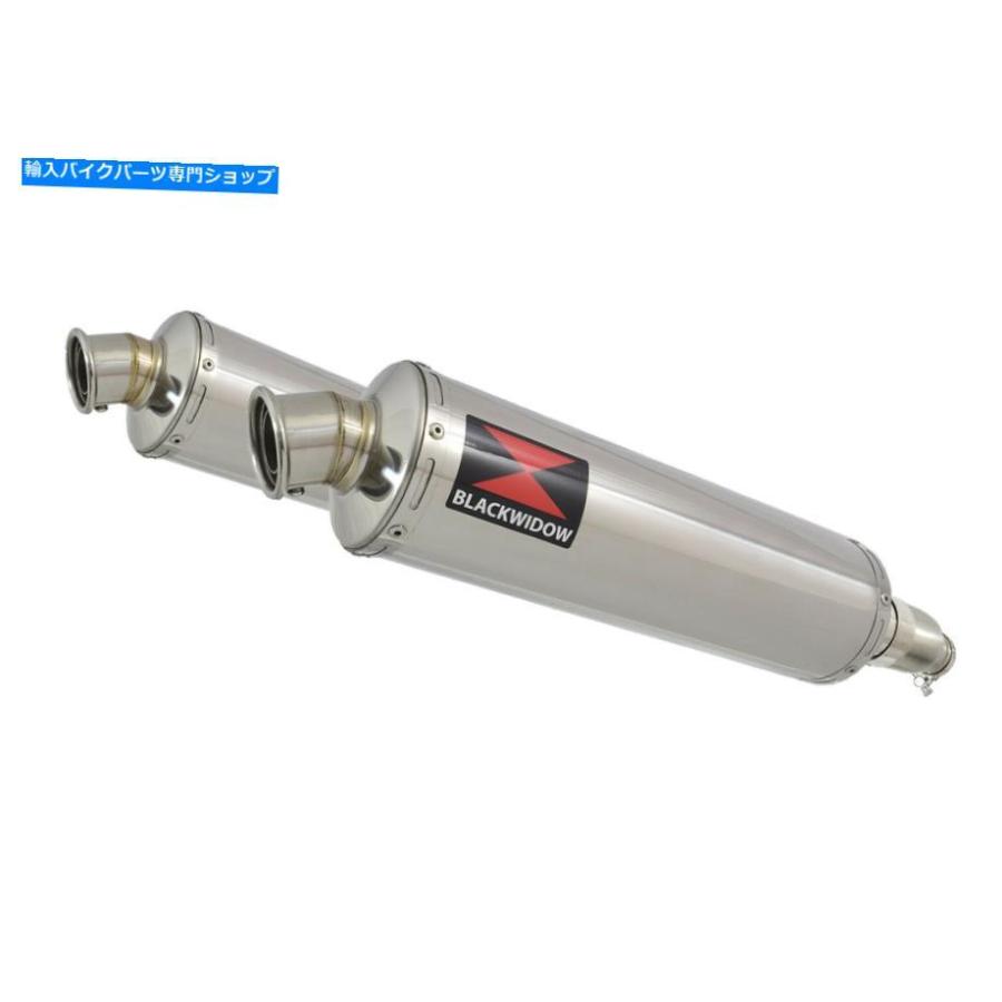 クロームパーツ ホンダCBR 1100 XX Blackbird 4-2排気サイレンサー400mmラウンドステンレス400SR Honda CBR 1100 XX Blackbird 4-2 Exhaust Silencersの画像