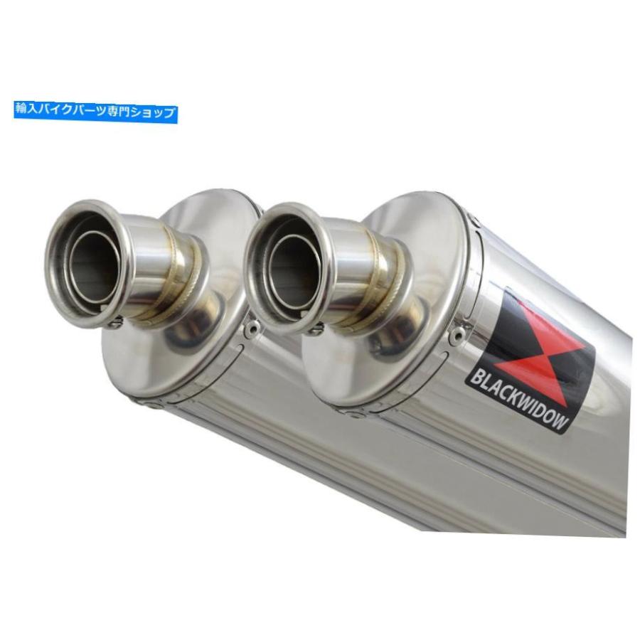 クロームパーツ ホンダCBR 1100 XX Blackbird 4-2排気サイレンサー400mmラウンドステンレス400SR Honda CBR 1100 XX Blackbird 4-2 Exhaust Silencersの画像