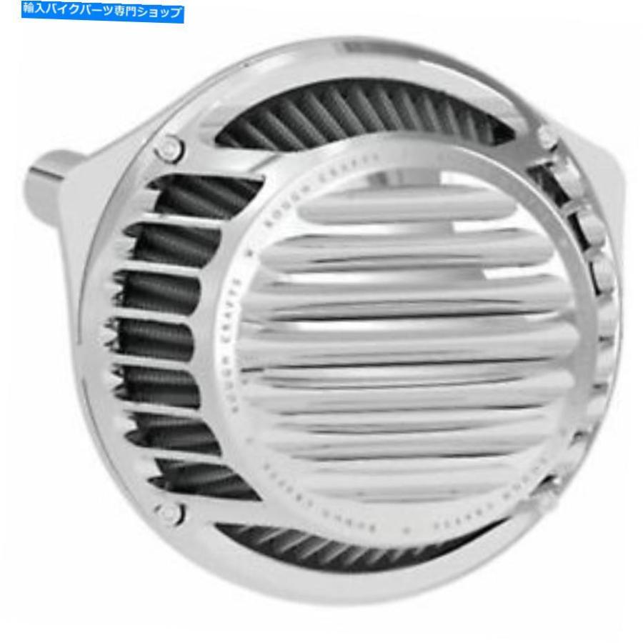 クローム部分品 気が大きい作物ラウンドエアクリーナー - CrRC-600-012 ROUGH CRAFTS ROUND AIR CLEANER - CHROME RC-600-012 その他フレーム関連用品-車、バイク、自転車-フレーム