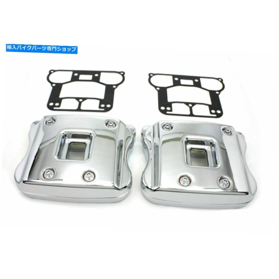 クロームパーツ ロッカーボックスカバーキットクロムfor Harley Davidson by V-Twin Rocker Box Cover Kit Chrome for Harley Davidson by V-Twin