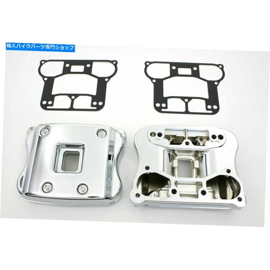 クロームパーツ ロッカーボックスカバーキットクロムfor Harley Davidson by V-Twin Rocker Box Cover Kit Chrome for Harley Davidson by V-Twinの画像