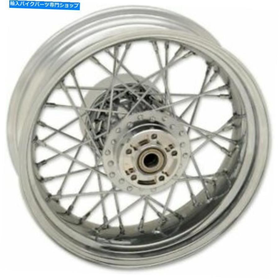 クロームパーツ Drag Specialties 40スポーク5 \"リアスールセイール、クローム0204-0517-オリジナルのタイトルを表示する Drag Specialties 40 Spoke"