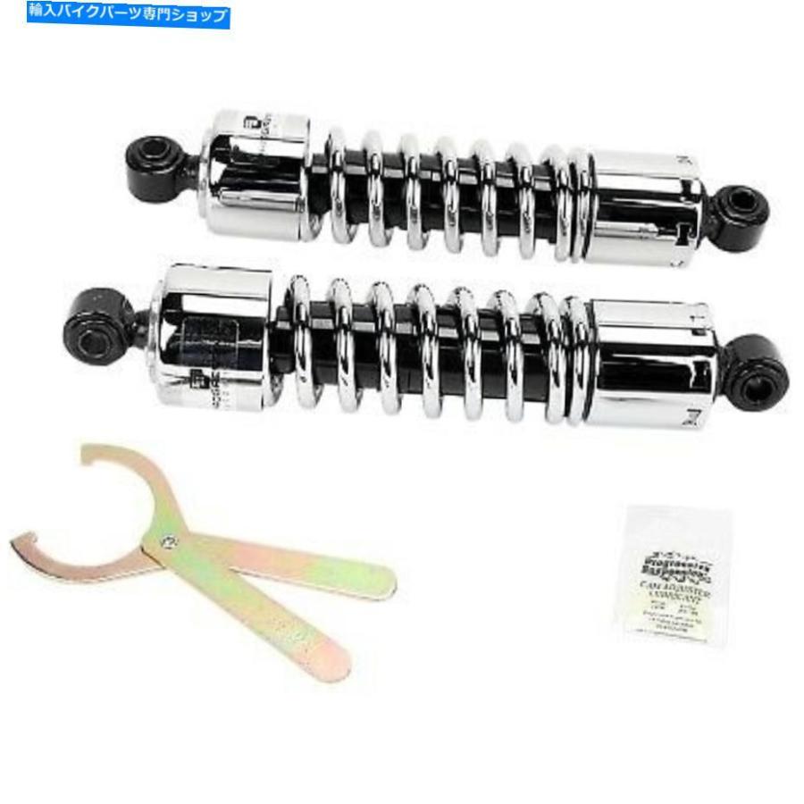 クロームパーツ プログレッシブサスペンション - 412-4038C - 412シリーズ12.6in。ショック、クロームハーレーWi. Progressive Suspension - 412-4038