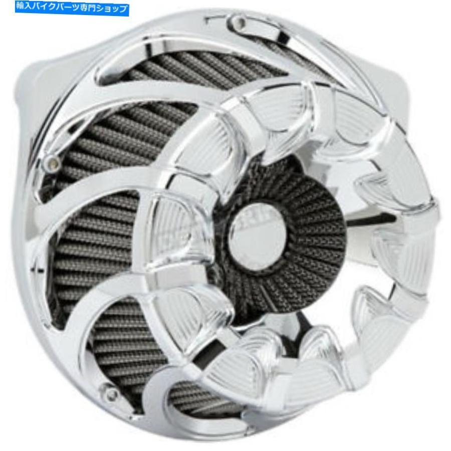 クロームパーツ Arlen Ness Chrome逆シリーズドリフトエアクリーナキット - 18-984 Arlen Ness Chrome Inverted Series Drift Air Cleaner Kit - 18-9