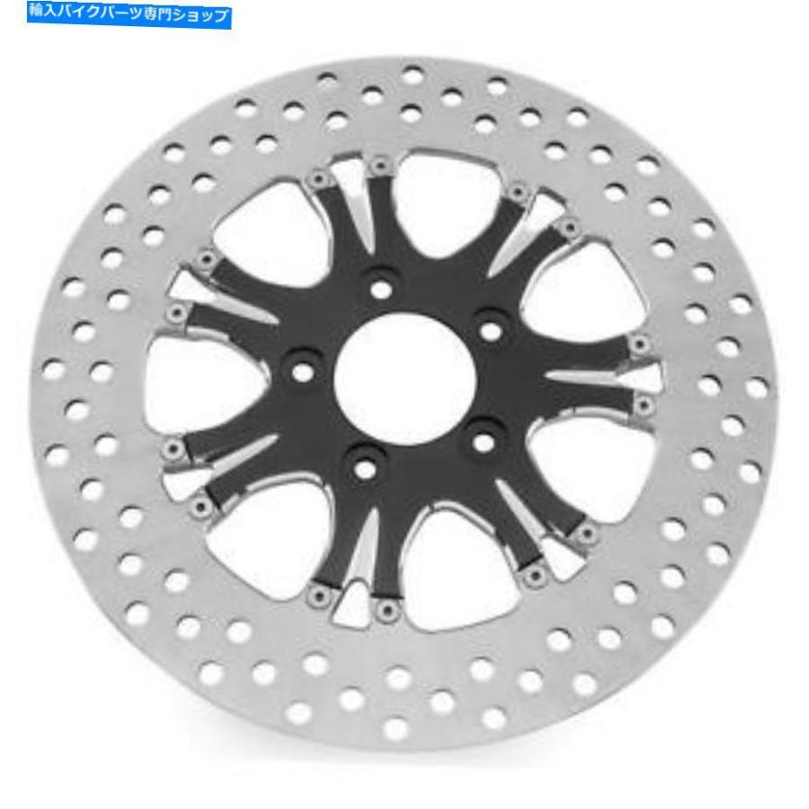 クロームパーツ パフォーマンス機械ヘザーローターブラック/クロム0133-1802HEAS-BMP PERFORMANCE MACHINE HEATHEN ROTORS BLACK/CHROME 0133-1802HEA