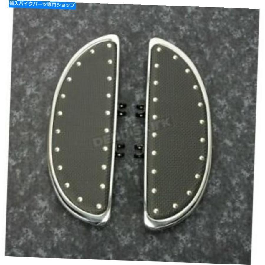 クロームパーツ CyclesMithsクロームフロアボードW / Rivets - 104-St CycleSmiths Chrome Floorboards w/Rivets - 104-ST