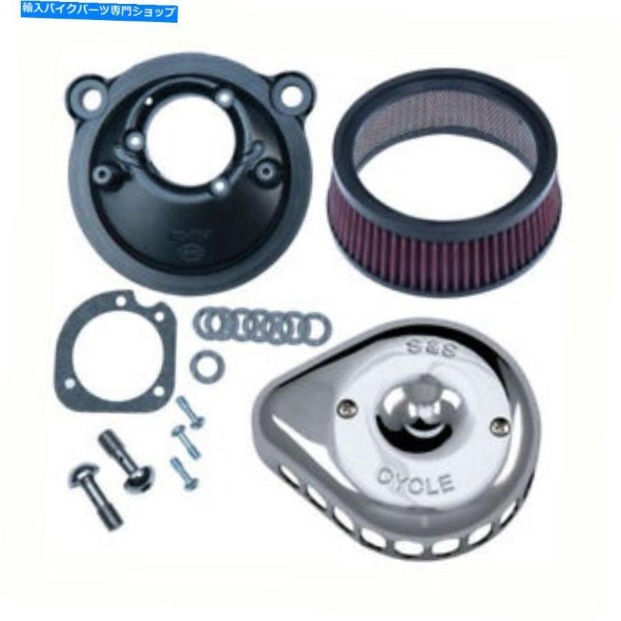 クロームパーツ S＆ステルスエアフィルターミニT.crome for Harley-Davidson Sportster 07-19 S \u0026 Stealth Air Filters Mini T.Chrome For Harley-Dav