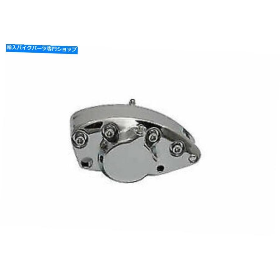 クロームパーツ V-Twinによるハーレーダビッドソンのためのクロム後部2ピストンバナナキャリパー Chrome Rear 2 Piston Banana Caliper for Harley Da