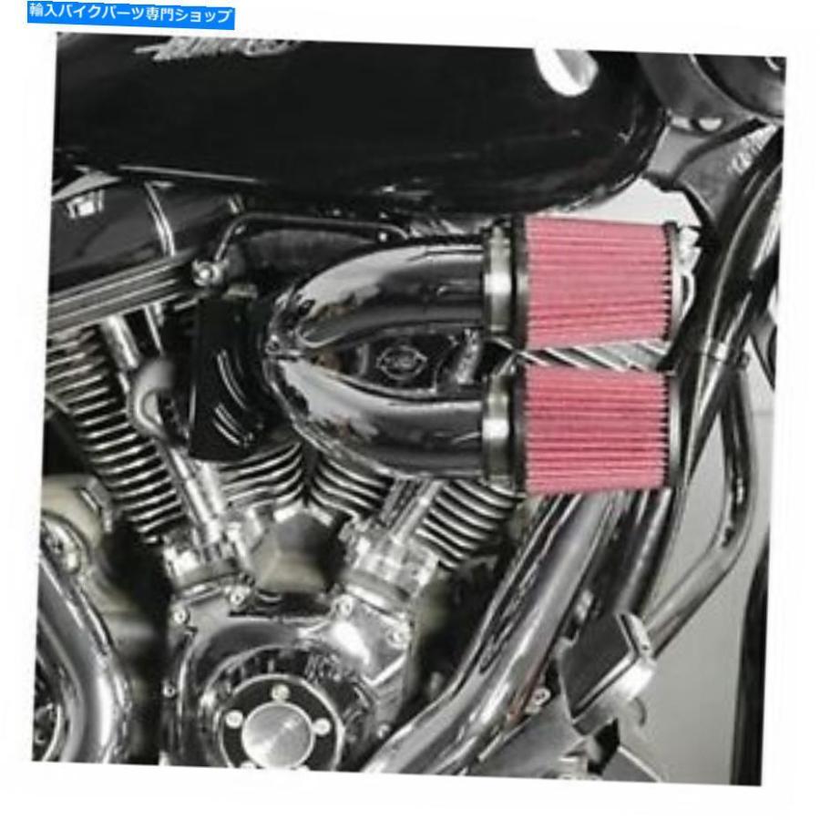 クロームパーツ エアクリーナキット - Chrome - FLH / FLT '08 -16 FXST / FLST '16 -17 170-0636 AIR CLEANER KIT - CHROME - FLH/FLT '08-16 FXST/F