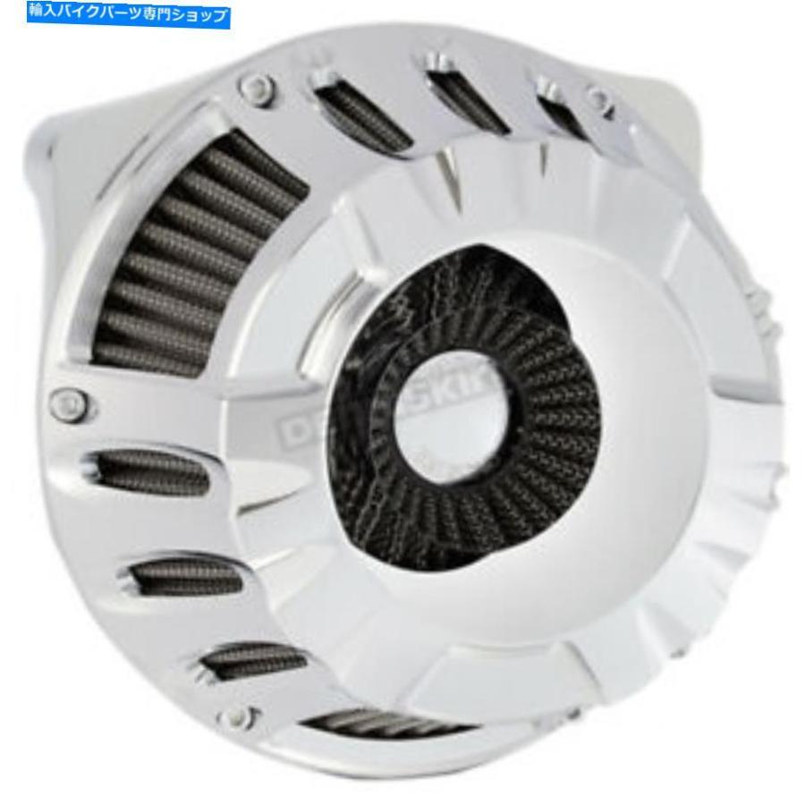 クロームパーツ Arlen Ness Chrome逆シリーズディープカットエアクリーナー - 18-916 Arlen Ness Chrome Inverted Series Deep Cut Air Cleaner - 18-