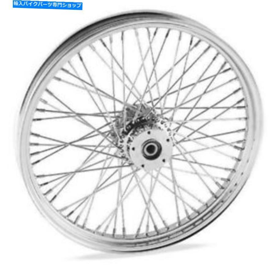 クロームパーツ 60スポーク23クロム前輪08-19 W / ABSハーレーエレクトラグライドロードキングストリート 60 SPOKE 23 CHROME FRONT WHEEL 08-19 w/AB