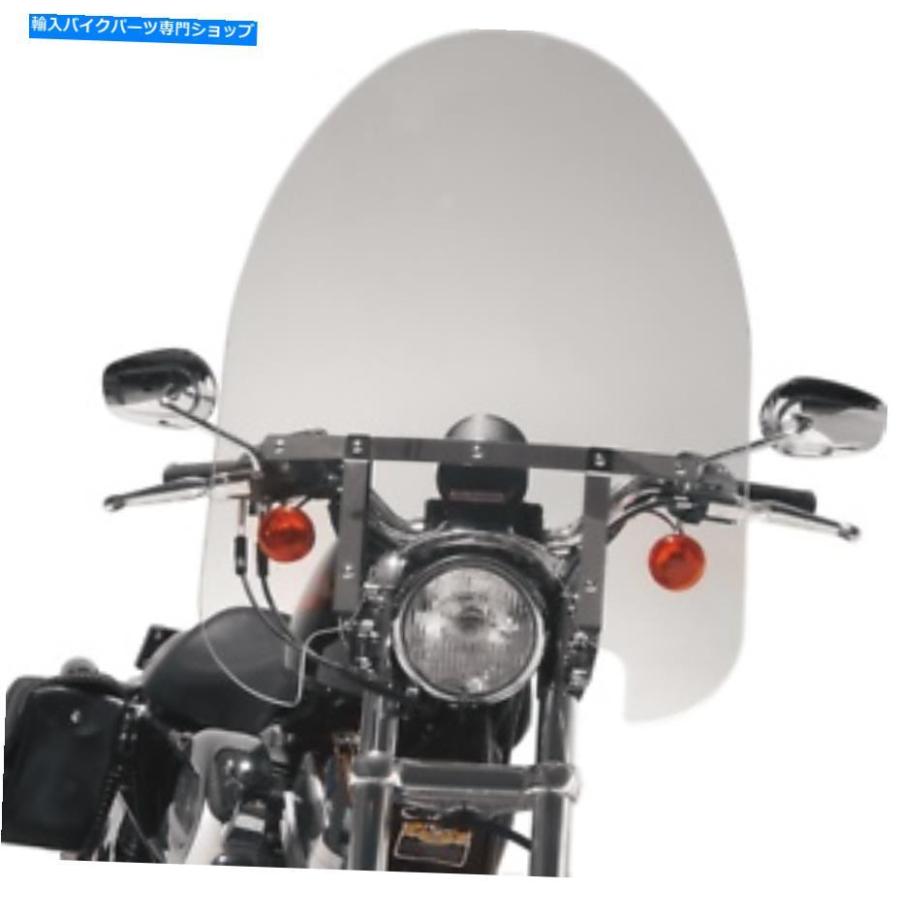 クロームパーツ スリップストーマSS-30クラシックウインドシールド22 \"クリア/クロムSS-30-22CFQ Slipstreamer SS-30 Classic Windshield 22\"" Clear/C"