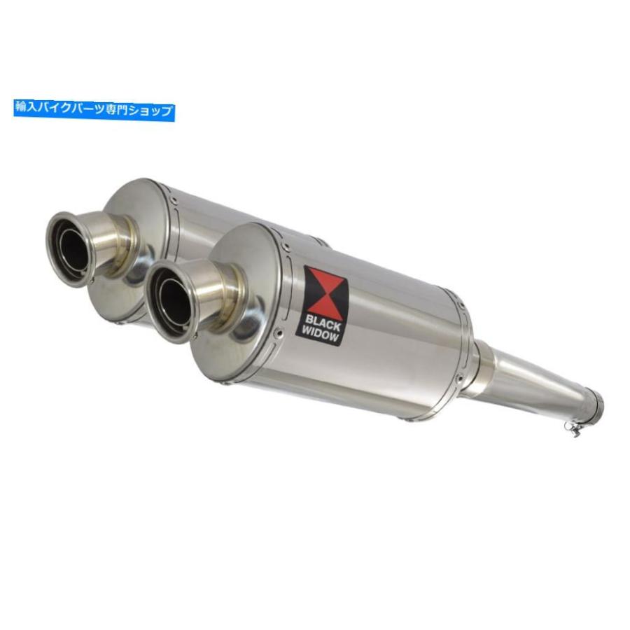 クロームパーツ ヤマハTDM 900 2-2エキゾーストサイレンサーキットオーバルステンレススチールサイレンサー230SS Yamaha TDM 900 2-2 Exhaust Silenceの画像